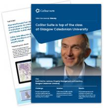 CoStar is top of the class at Glasgow Caledonian University